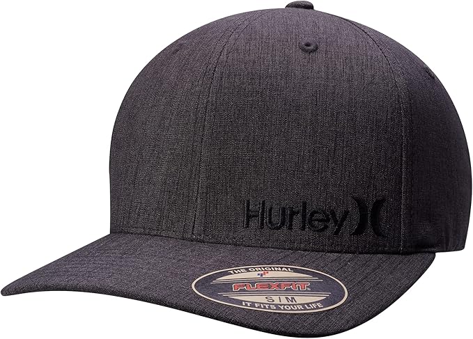 Hurley mens One & Only Corp Flexfit Perma Curve Bill Baseball Hat
