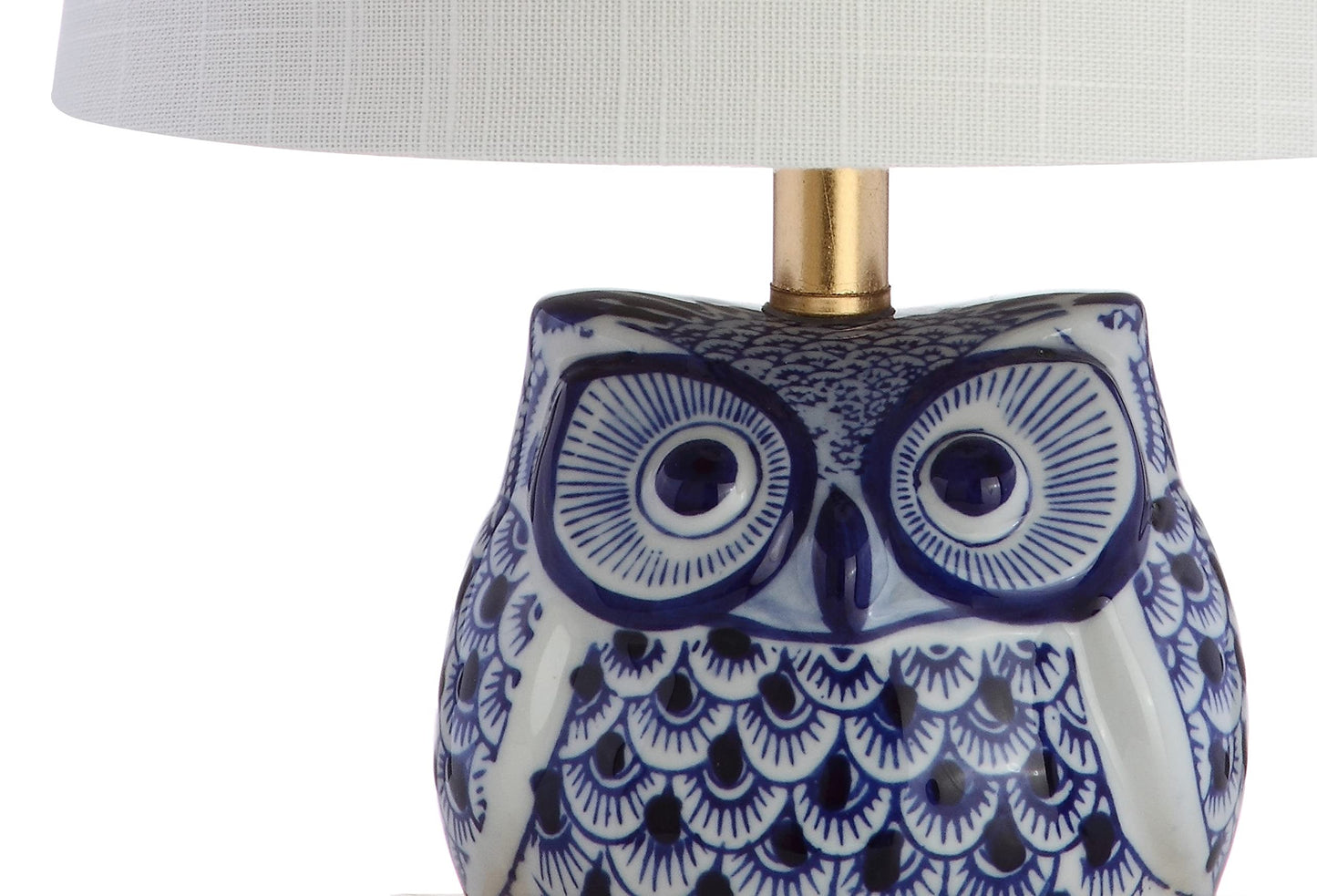 Jonathan Y Justina 16 Ceramic Mini Table Lamp Set Of 2 - Blue/White For Bedroom, Living Room, Office, College Dorm