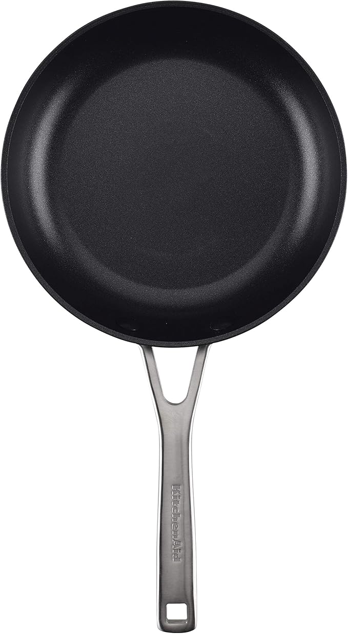 KitchenAid Hard Anodized Induction Nonstick Cookware Pots and Pans Set, 10 Piece, Matte Black