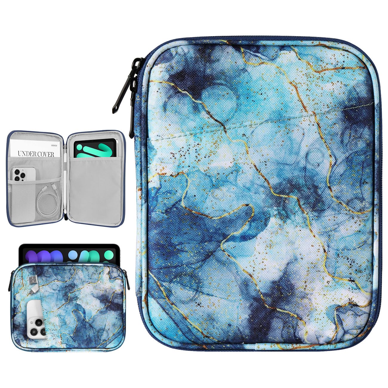 Dadanism 8-9 Inch Tablet Sleeve Bag Carrying Case For Ipad Mini 7Th/6Th 8.3 2024/2021, Ipad Mini 5/4/3/2/1 7.9, Galaxy Tab A7 Li