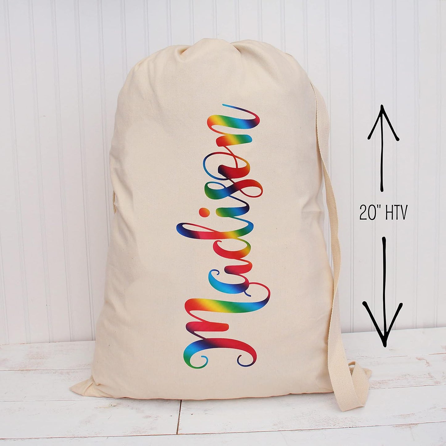 10 Yard x 20" Wide Threadart Rainbow Metallic Foil Heat Transfer Vinyl Film HTV | Compatible with Venture Explore and Maker, Silhouette Cameo, & Large Format Cutters