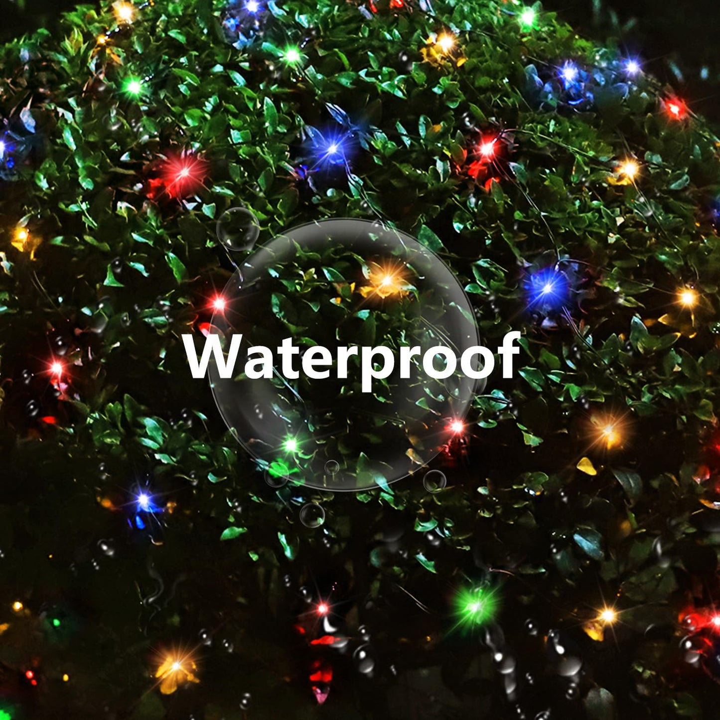 Curyidy Solar Net Lights Outdoor 200LED Waterproof 19 Modes 9.8ft x 6.6ft Multicolor