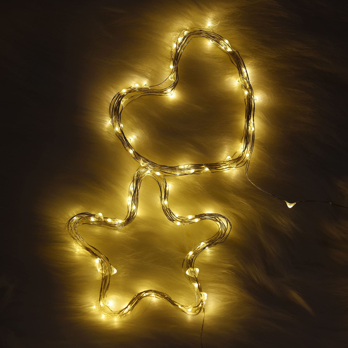 Karlling Usb Led Fairy Lights, 50 Warm White Bulbs, 16 Ft Silver Wire, Waterproof String Lights For Bedroom, Garden, Party, Wedding