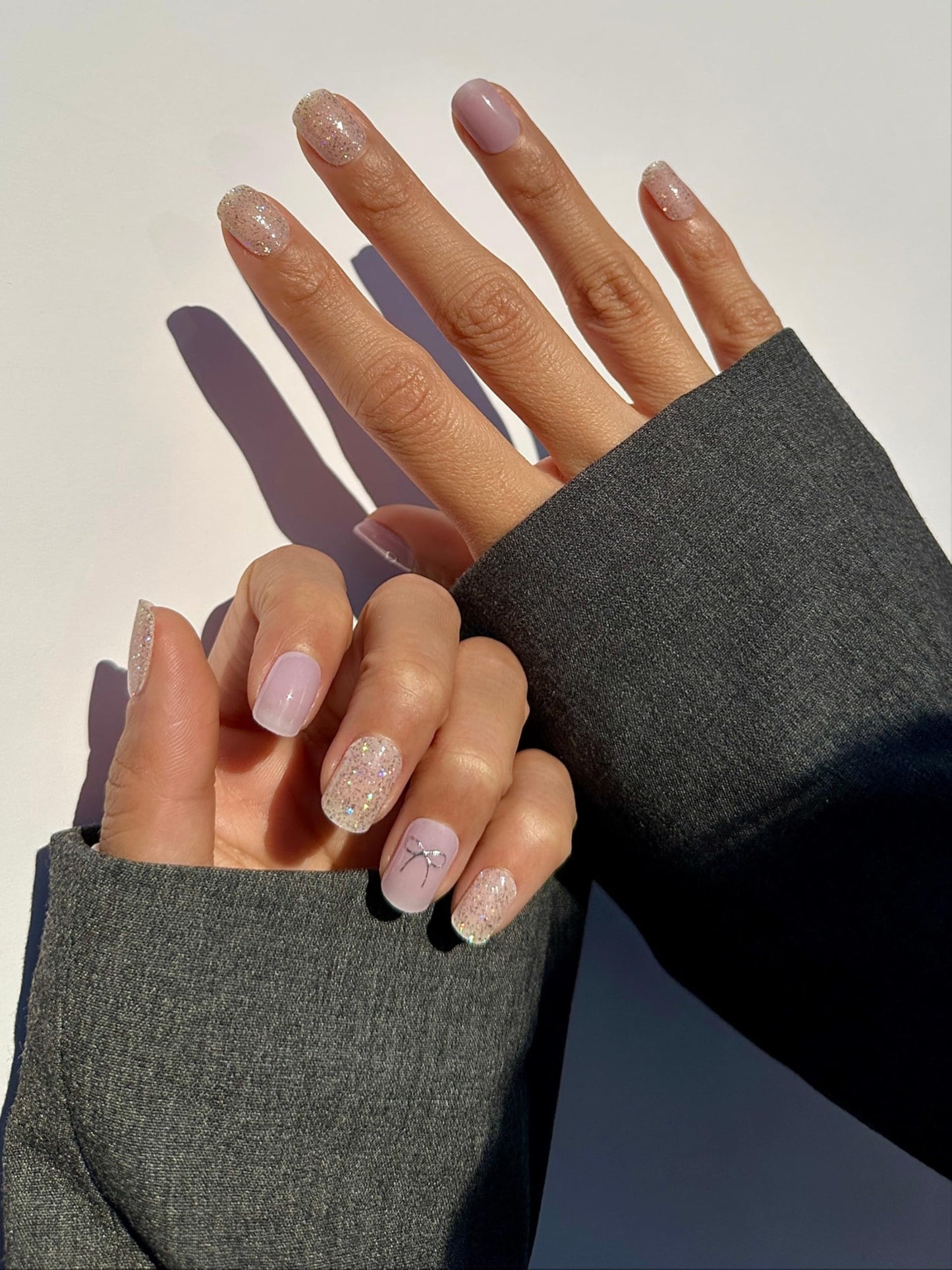 NOVA, Female Founded, Semi Cured Gel Nail Strips (Lady Lilac) - The 10 Minute Manicure. Salon-Quality, Works w/Any Lamp, Easy to