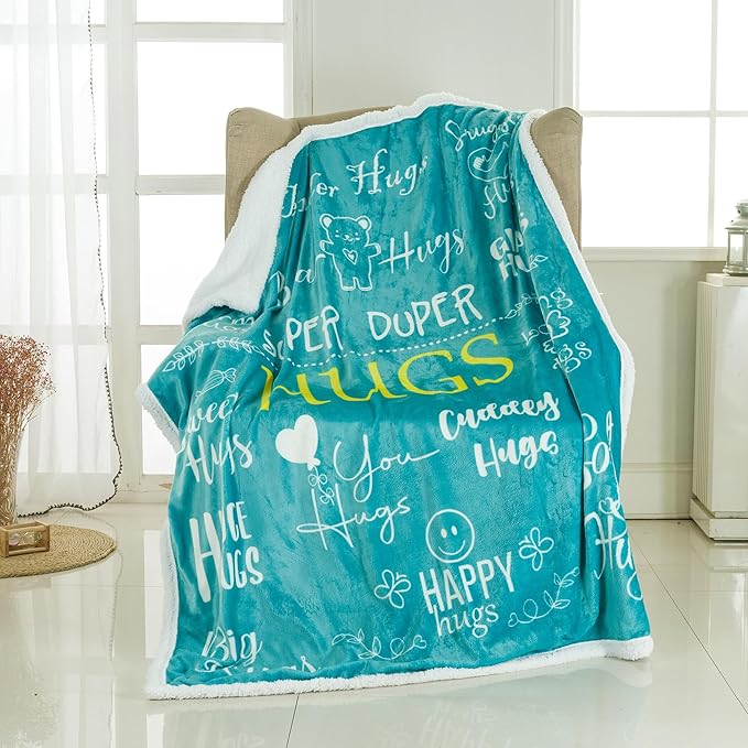Piwaka Hug Blanket for Women - Get Well Gifts for Comfort & Care, Cozy Soft Flannel Fleece Throw, Surgery Recovery, Thinki...