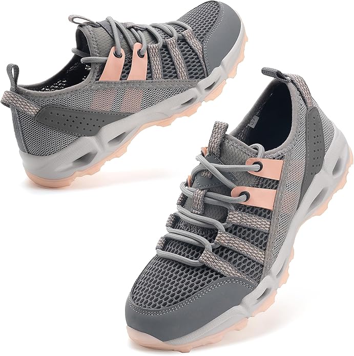 ziitop Womens Hiking Water Shoes for Women Quick Dry Outdoor Sport Sneakers Non Slip Lightweight Breathable Summer Trekkin...