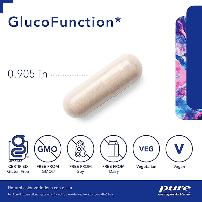 Pure Encapsulations GlucoFunction | Comprehensive Support for Healthy Carbohydrate Metabolism | 90 Capsules
