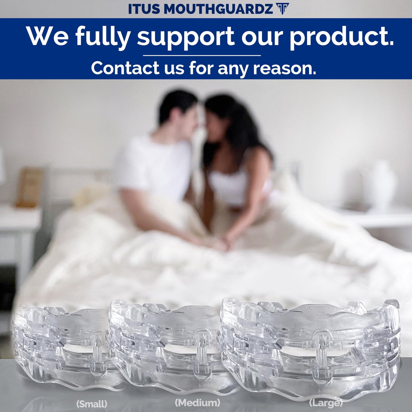 Itus Mouthguardz: SilentZPro 2.0 - USA Designed & FDA-Cleared Anti Snore Mouthpiece - Fully Adjustable Anti Snore Mouth Guard - Professional Patented Anti Snore Device, Medium