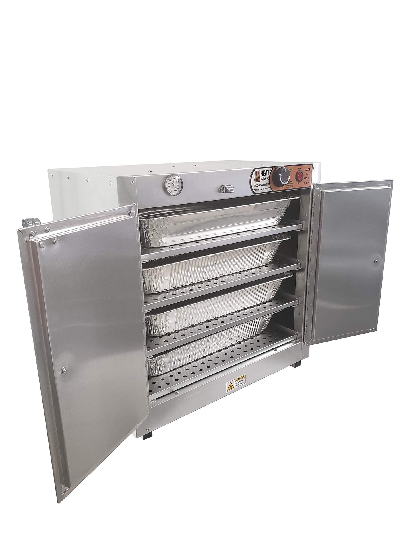HeatMax 25x15x24 Commercial Hot Box Catering Food Warmer, Hot Food, Pizza, Pastry, Empanada, Patty, Concession, Heated Case