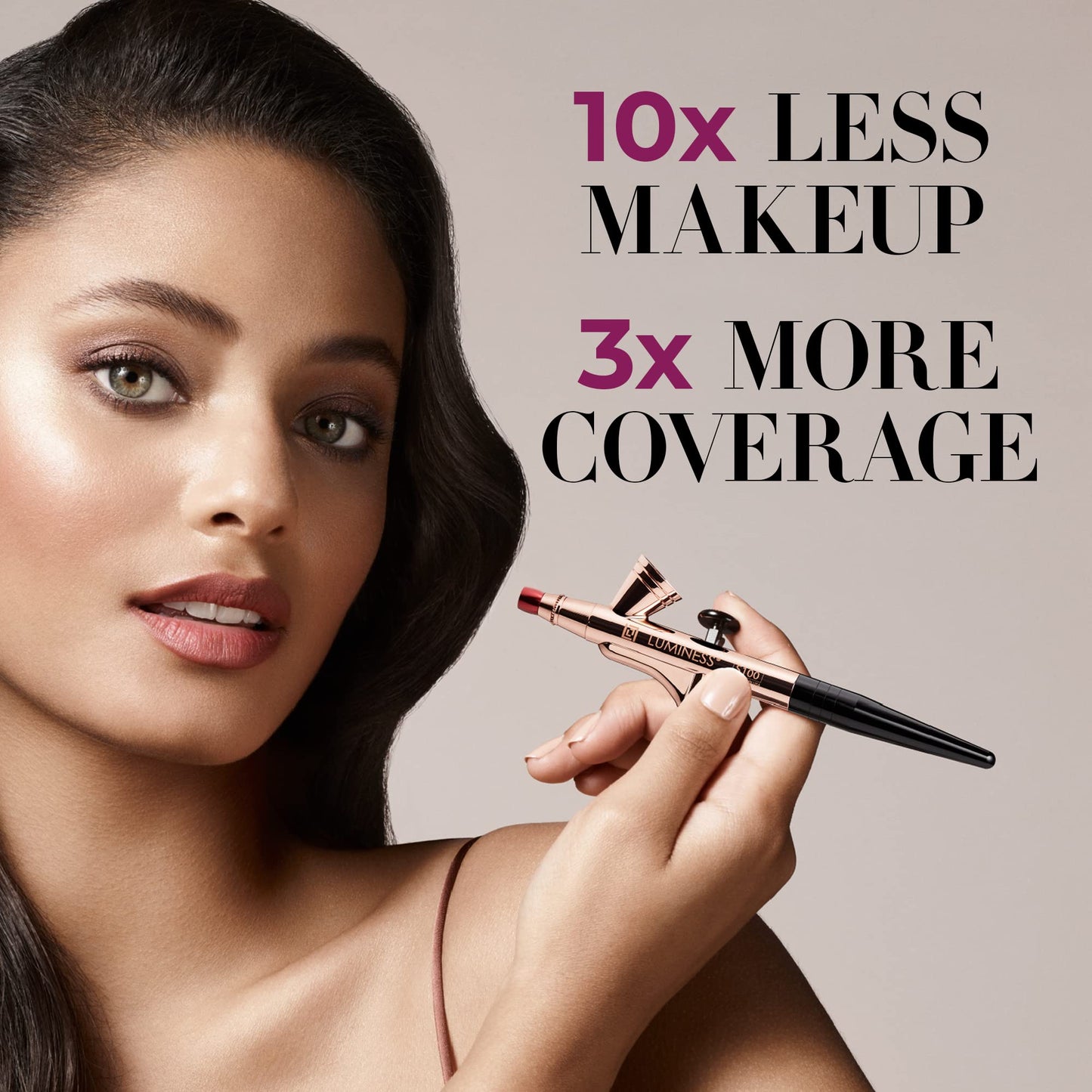 Luminess Air Icon Pro Airbrush System with 4-Piece Foundation Starter Kit, Medium Coverage - Quick, Easy & Long Lasting Applicat