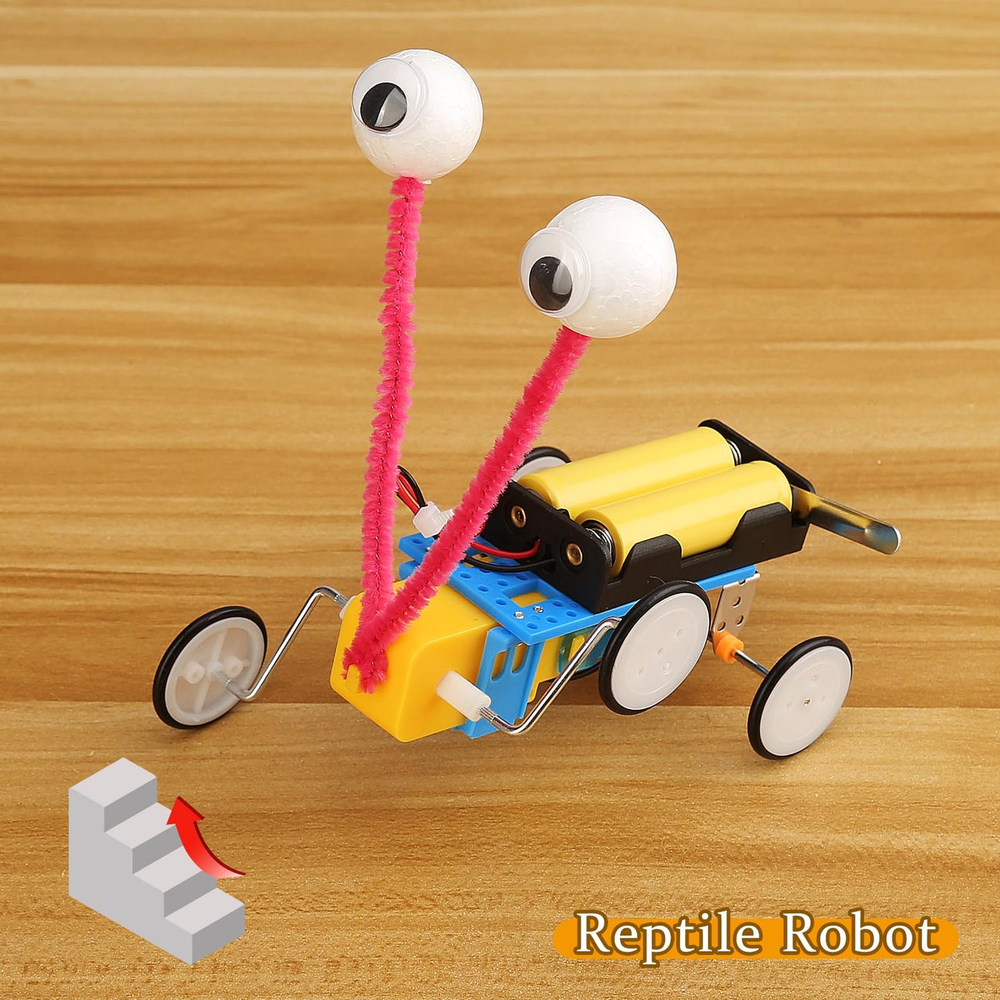 4 Set Bulk Robot Kits for Kids 6-8 8-12, STEM Crafts Robotics Science Projects STEM Toys for Boys Girls, Electronics Building Craft Kit Classroom Activities 1st 2nd 3rd Grade 6 7 8 9 10 11 12 Year Old