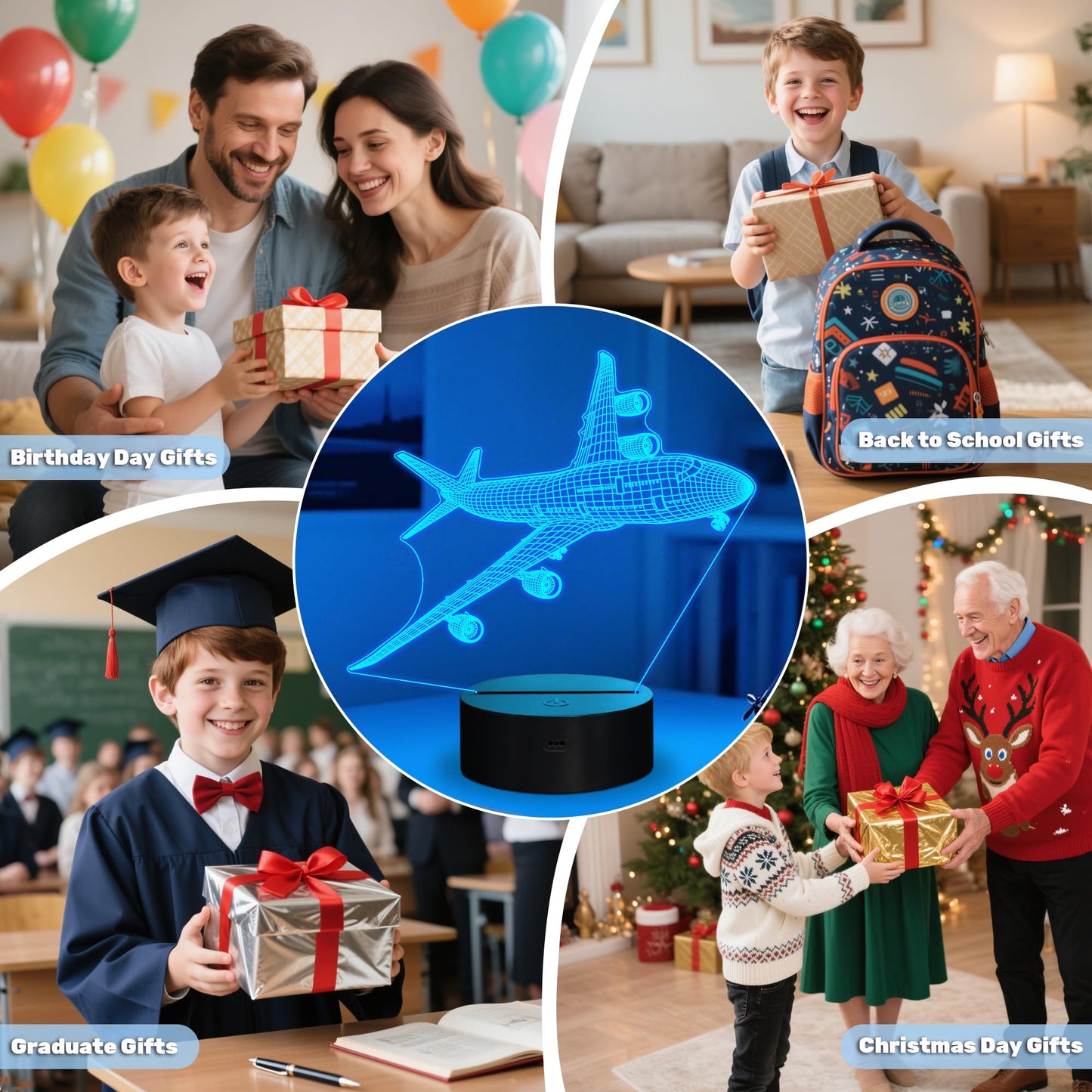 Anywin Air  Lamp with Remote Control, 16 Colors, Dimmable, Model AW-Air , Color: Air  2