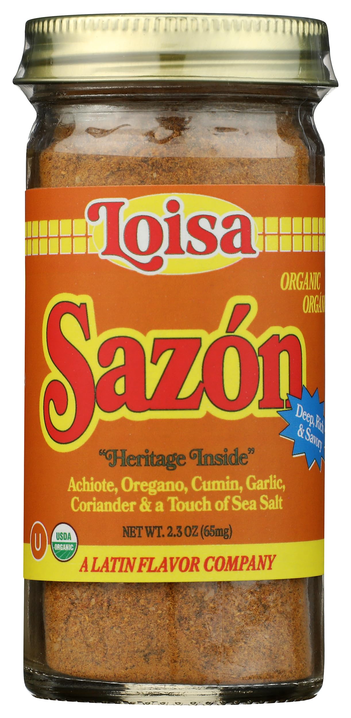 Loisa Organic Sazon Seasoning  2.3 OZ