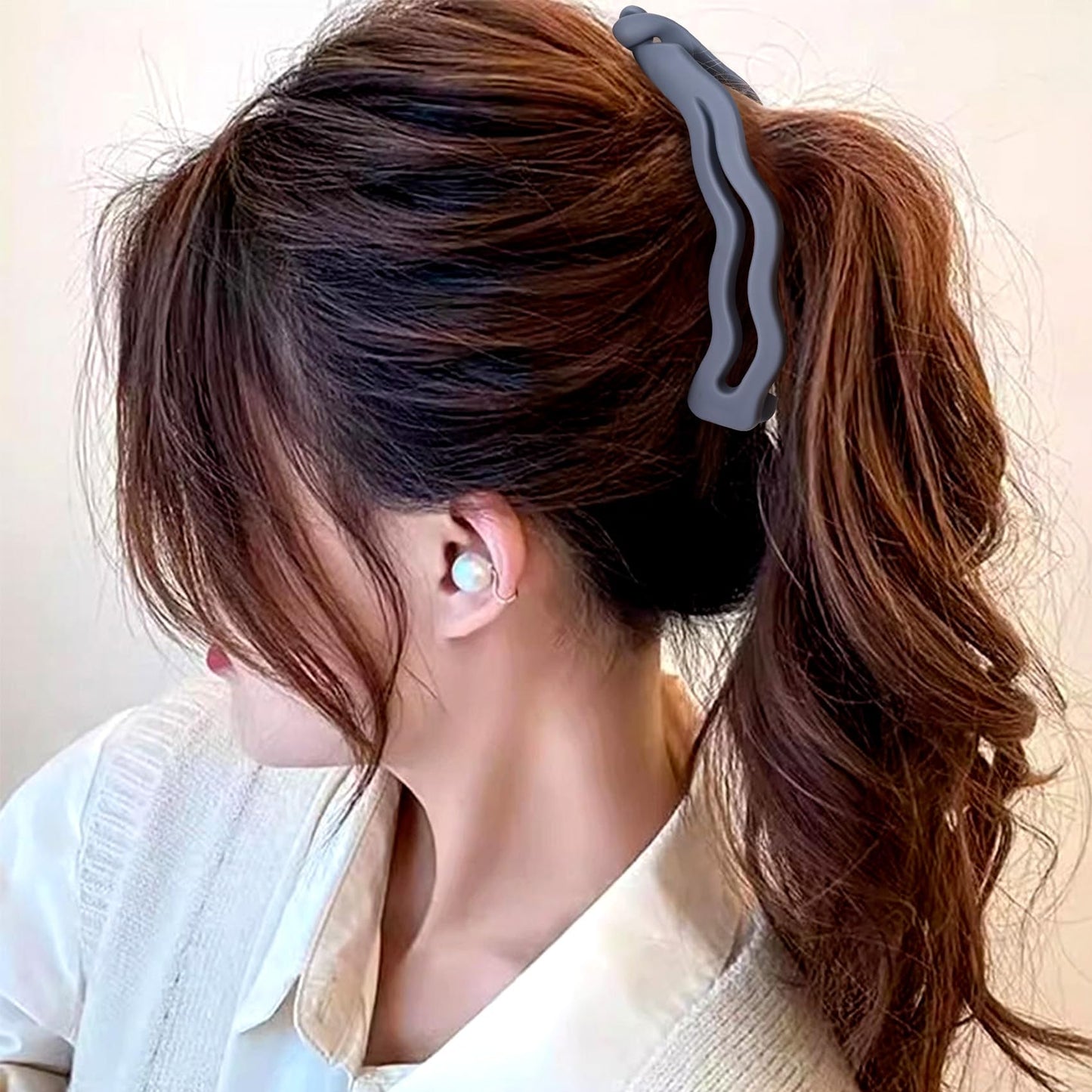Winsyison 3pcs Banana Hair Clips, Non-Slip Large Hairstyle Claws for Women, Vintage 90 Style Double Combs Hairpin Accessories fo