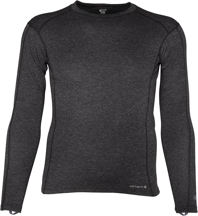 Carhartt Men's MBL131 Base Force® Midweight Base Layer Poly-Wool Crew