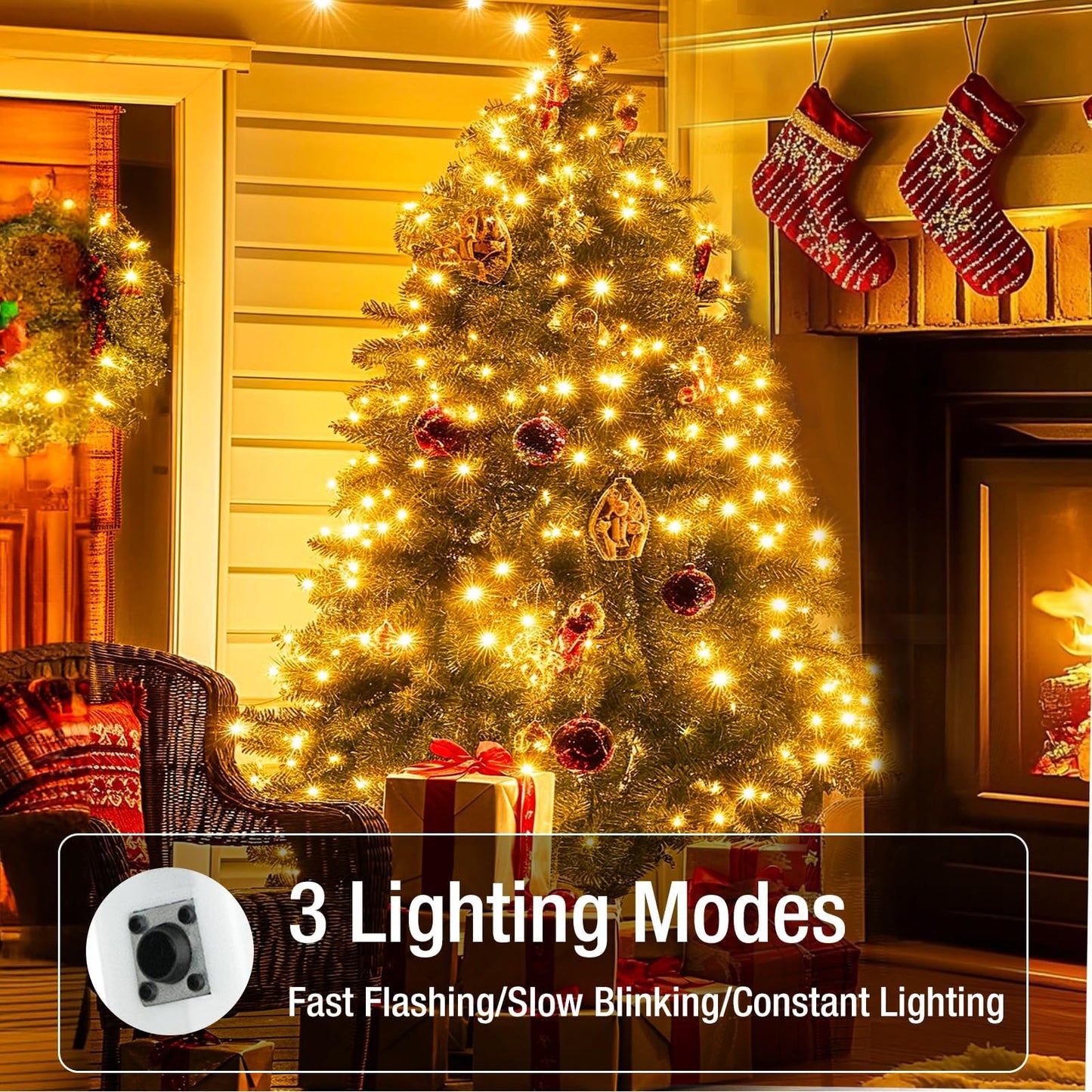 Fairdeer 6 Pack Battery Operated Fairy Lights - 20 Led Twinkle Lights, 7Ft, Warm White, Waterproof For Diy Party & Wedding Decor