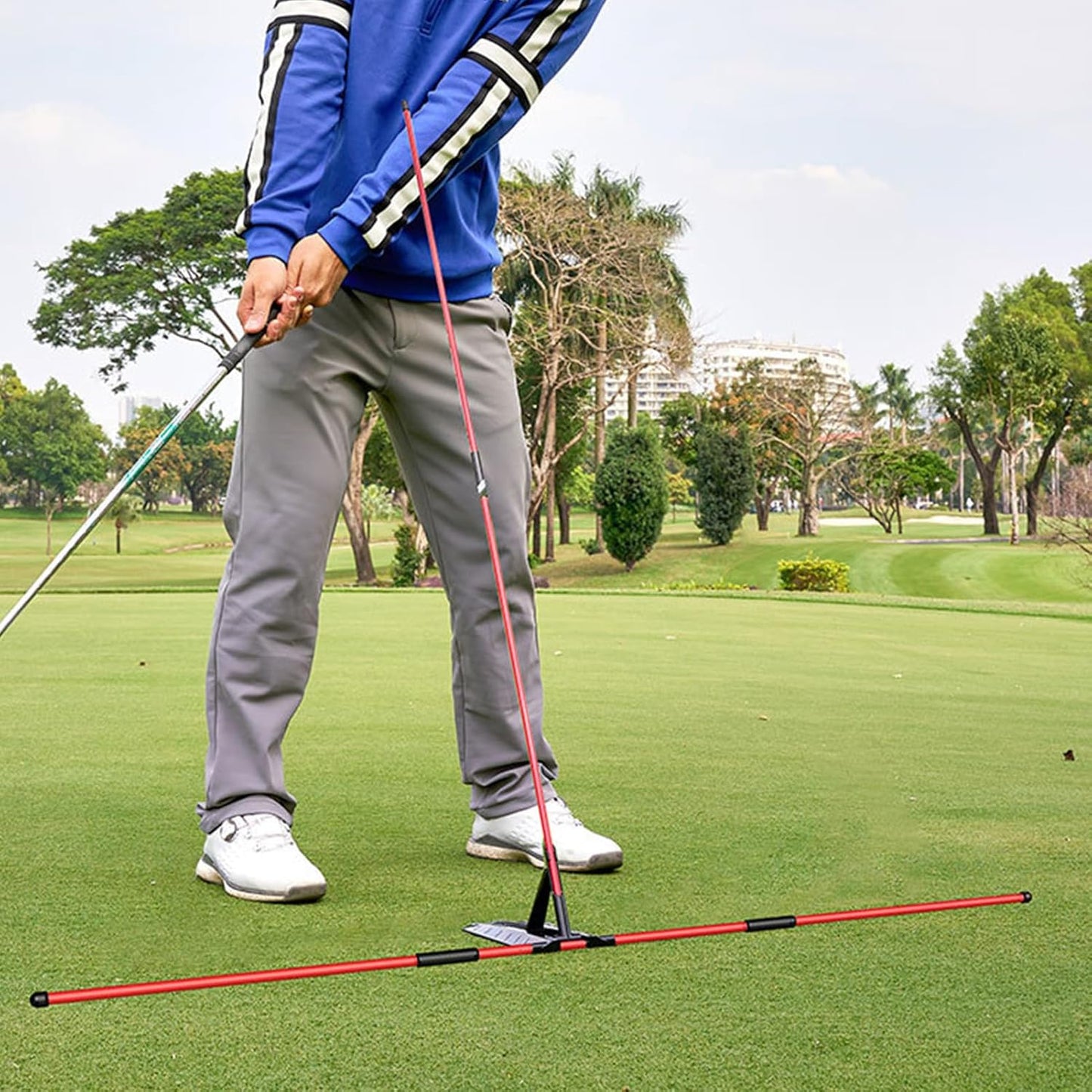 Golf Training Rods - Lightweight, Multi-Purpose Swing Alignment Tool, Portable Practice Accessory, Precision Enhancer | Sport Trainer Gear for Giift Choice On Father's Day Or Thanksgiving, Outdoor