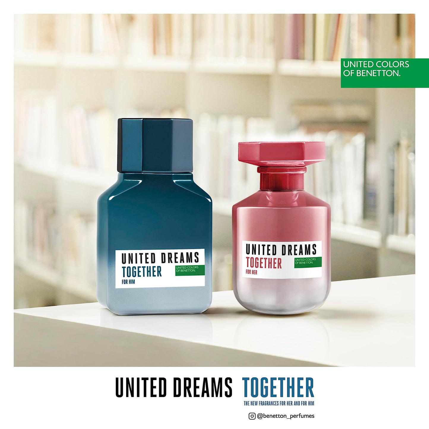 Fragancia para Dama Benetton United Dreams Together 80 ml Her Edt Spray