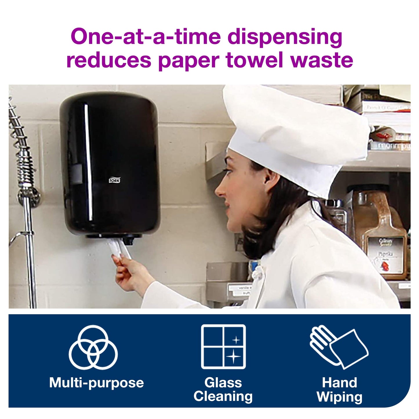 Tork Soft Centerfeed Hand Towel White M2, High Absorbency, 6 x 600 Sheets, 121204