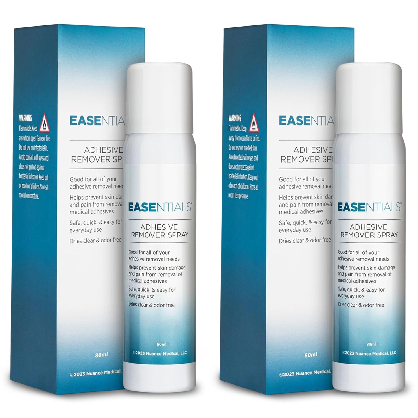 Ultimate Medical Adhesive Remover Spray – Silicone-Based, No-Sting & Odorless – Quick-Drying Bandage Adhesive Remover for Skin – Gentle, Low-Residue Formula for Sensitive Skin & Ostomy Care - 80 ml