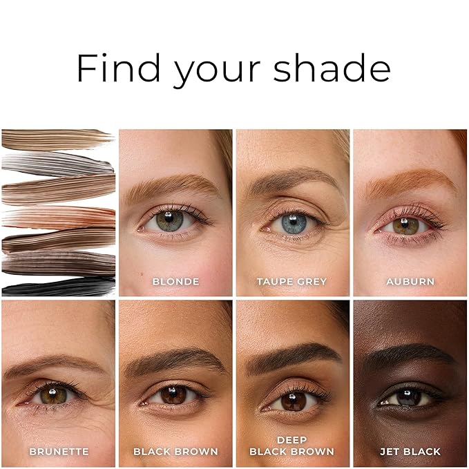 WUNDERBROW Eyebrow Gel, Waterproof, Smudgeproof, Lasts for Days, Shade: Brunette, Vegan and Cruelty-Free