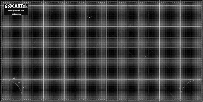 PK00014 Model GBM4896 Series 48" x 96" Professional Cutting Mat; Double-Sided; Self-Healing; For Graphic Arts, Hobbies, Sewing, Scrapbooking, and other Cutting Projects