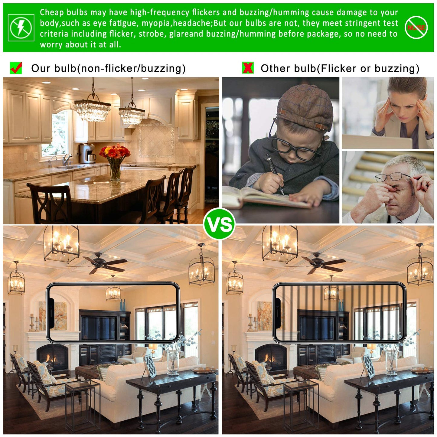 LiteHistory E12 led Bulb Dimmable 6W Equal 60 Watt LED Light Bulbs 2700K AC120V Edison Bulb B10 B11 Candelabra Bulbs for Chandelier and Ceiling Fan Light Bulbs 600LM e12 Bulb 12Pack