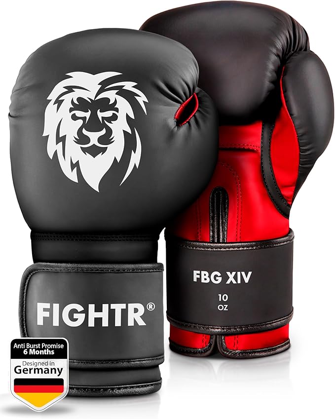 FIGHTR® Boxing Gloves - Maximum Protection & Stability | Boxing Gloves for Boxing, MMA, Muay Thai & Kickboxing | Sizes 8-1...