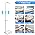 Medical Office Scale,Smart Physician Scale, Medical Scale for Weight and Height Measurement, Non-Contact Sonar Ranging Al...