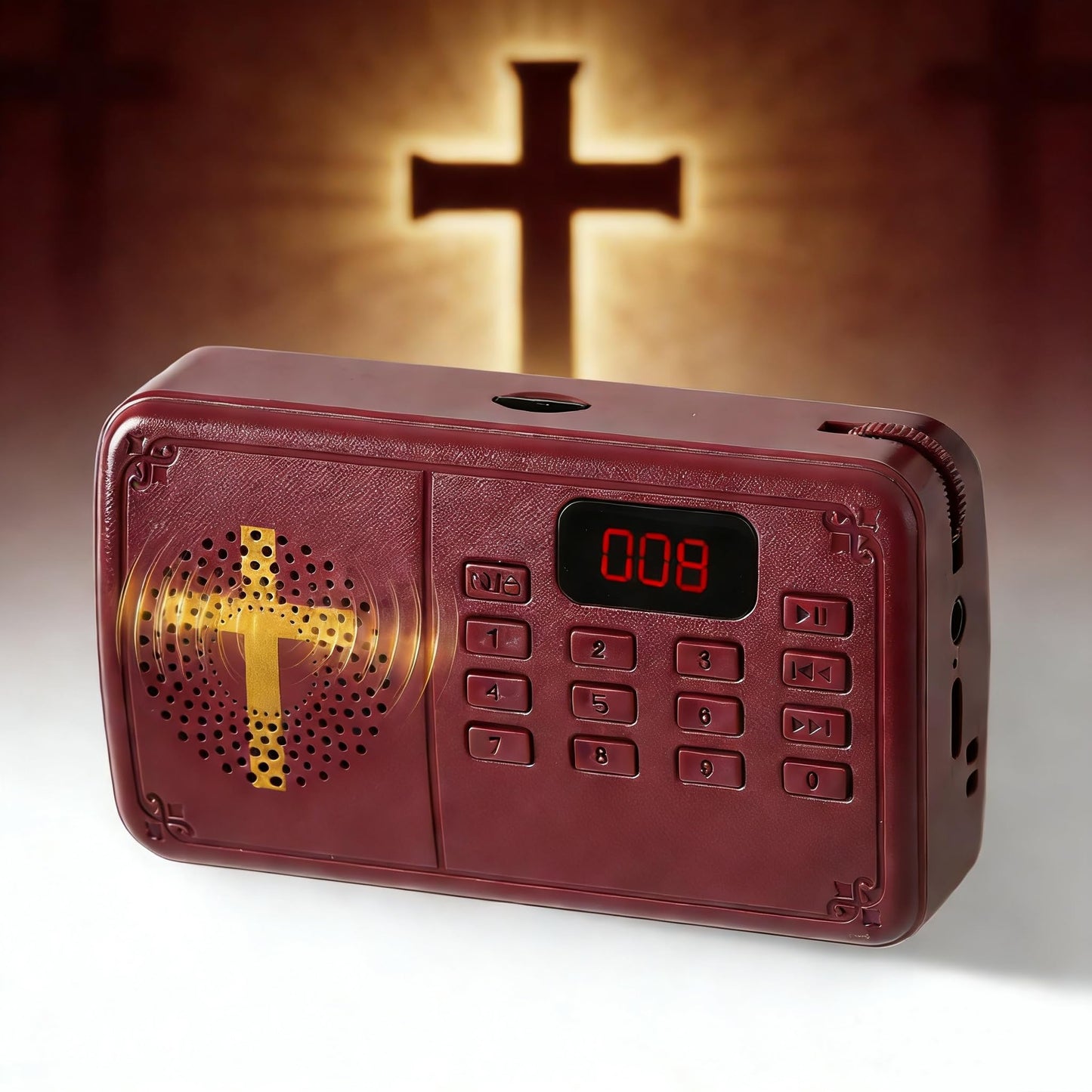 KJV Audio Bible Player for Seniors - Electronic Talking Bible with Old & New Testament (King James Version), Audible Audiobook for Grandma, Mother, Grandfather, Father