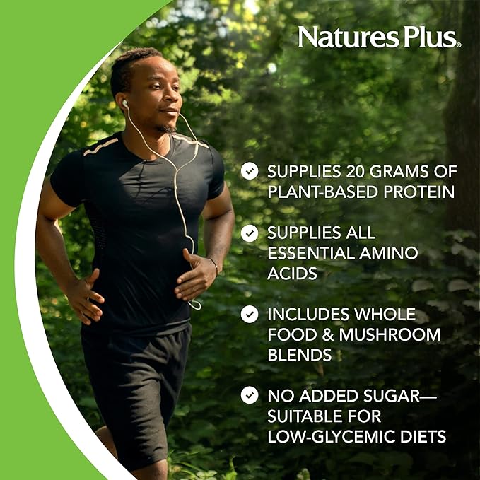 Natures Plus VPM Protein, Unflavored - 1.16 lbs - with Quinoa, Pea & Coconut Protein - Organic, Vegan, Soy & Gluten Free - 15 Servings
