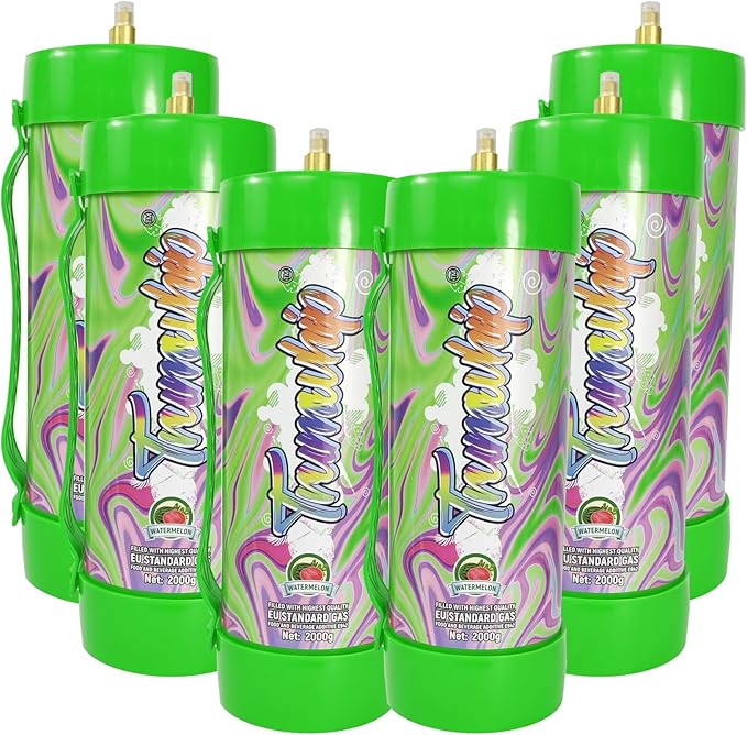 3.3L / 2000G Food-Grade Steel Cylinder – Leakproof, Kitchen-Safe, Stainless Steel Compatible Kitchen Tools (6, watermelon)