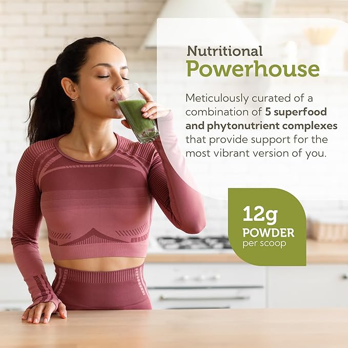 Zahler Core Greens - Organic Superfood - Phytonutrient Rich Super Greens with Spirulina, Chlorella & More - Kosher Non GMO Green Juice/Green Smoothie Citrus Flavor