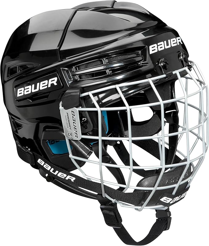 Bauer Prodigy Hockey Helmet Combo with Facemask Cage, Youth Size