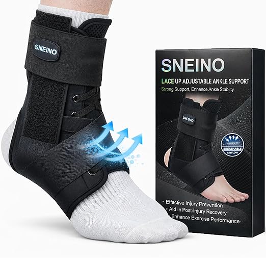 Ankle Brace for Women Men - Ankle Support Brace for Sprained Ankle, Ankle Stabilizer for Achilles, Tendon, Sprain, Injury ...