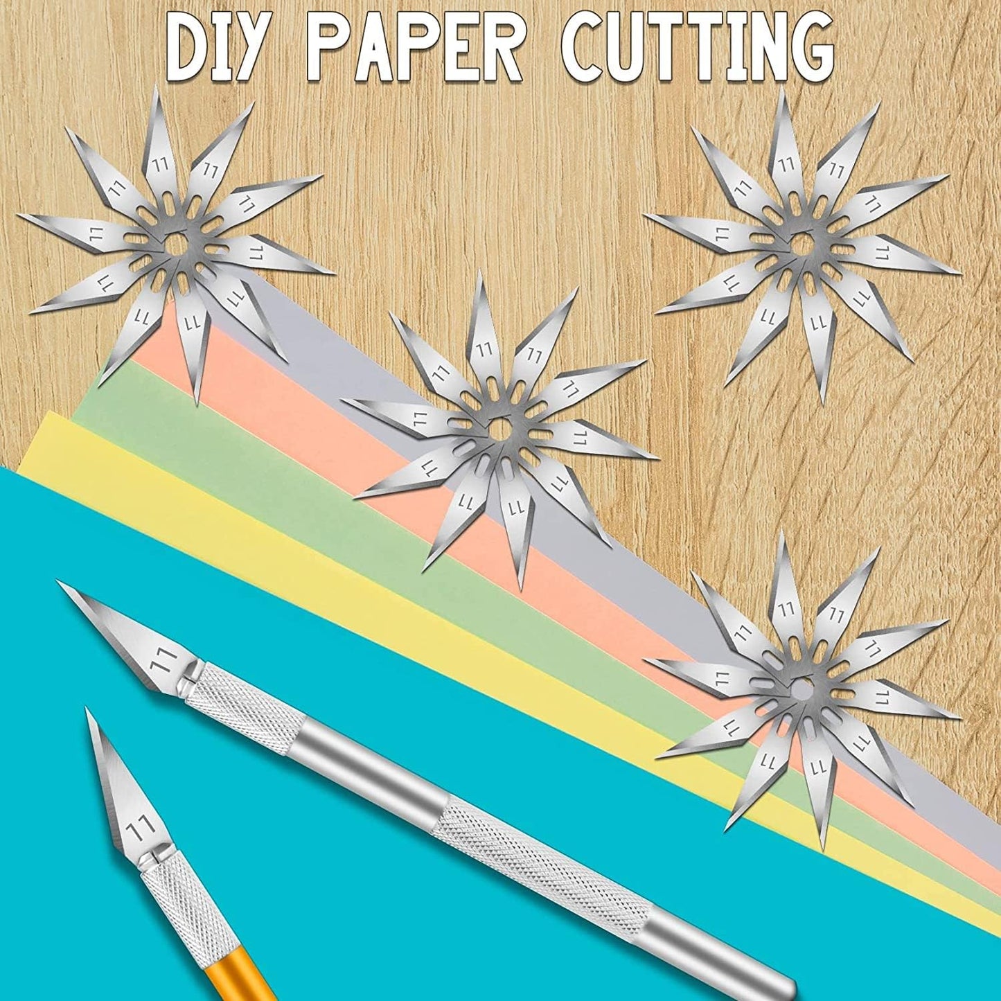 160 Pack Exacto Knife Blades 11, Craft Replacement Blades for Art, Scrapbooking, Cutting, Carving