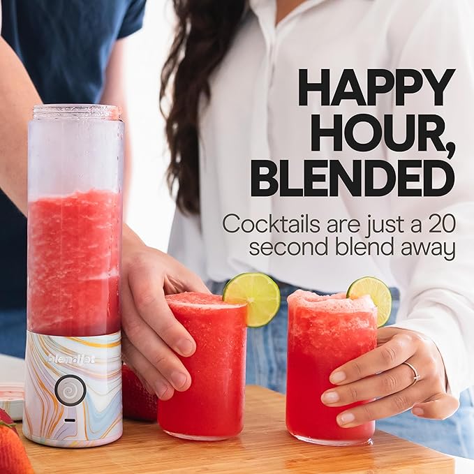 BlendJet 2 Portable Blender for Smoothies & Shakes - BlendJet Cordless Personal & Small Blender, USB-C Rechargeable & Self Cleaning - (Mint, 20 oz.)