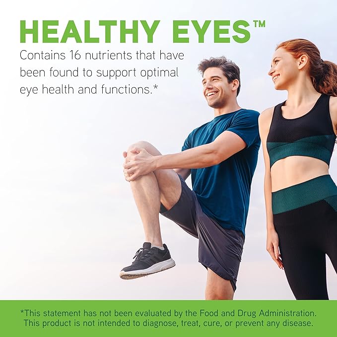 DAVINCI Labs Healthy Eyes - Dietary Supplement to Maintain Healthy Visual Function and Support Eye Health* - with Vitamins, Minerals, Lutein, Lycopene, Zeaxanthin and More - 90 Vegetable Capsules