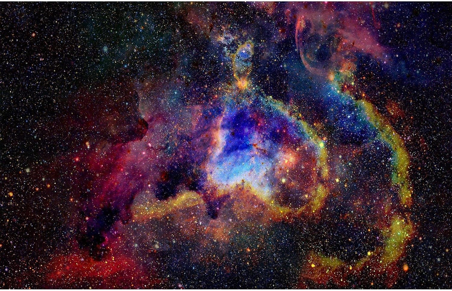 Outer Space Aquarium Background Fantasy Alien Planet Nebula and Galaxies Terrarium Background Stars Nebula Atmosphere Fish Tank Background Outer Space Reptile Tank Background 30x18in