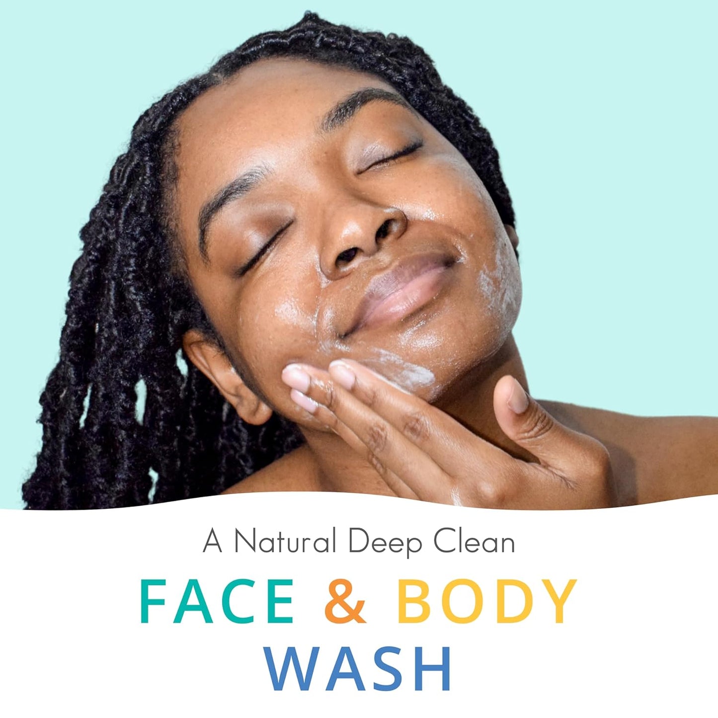 Face & Body Wash | Skin Care for Acne and Folliculitis-Prone Skin - Gentle Acne Face & Body Wash, Exfoliating Cleanser with Mandelic Acid | 17.25 oz