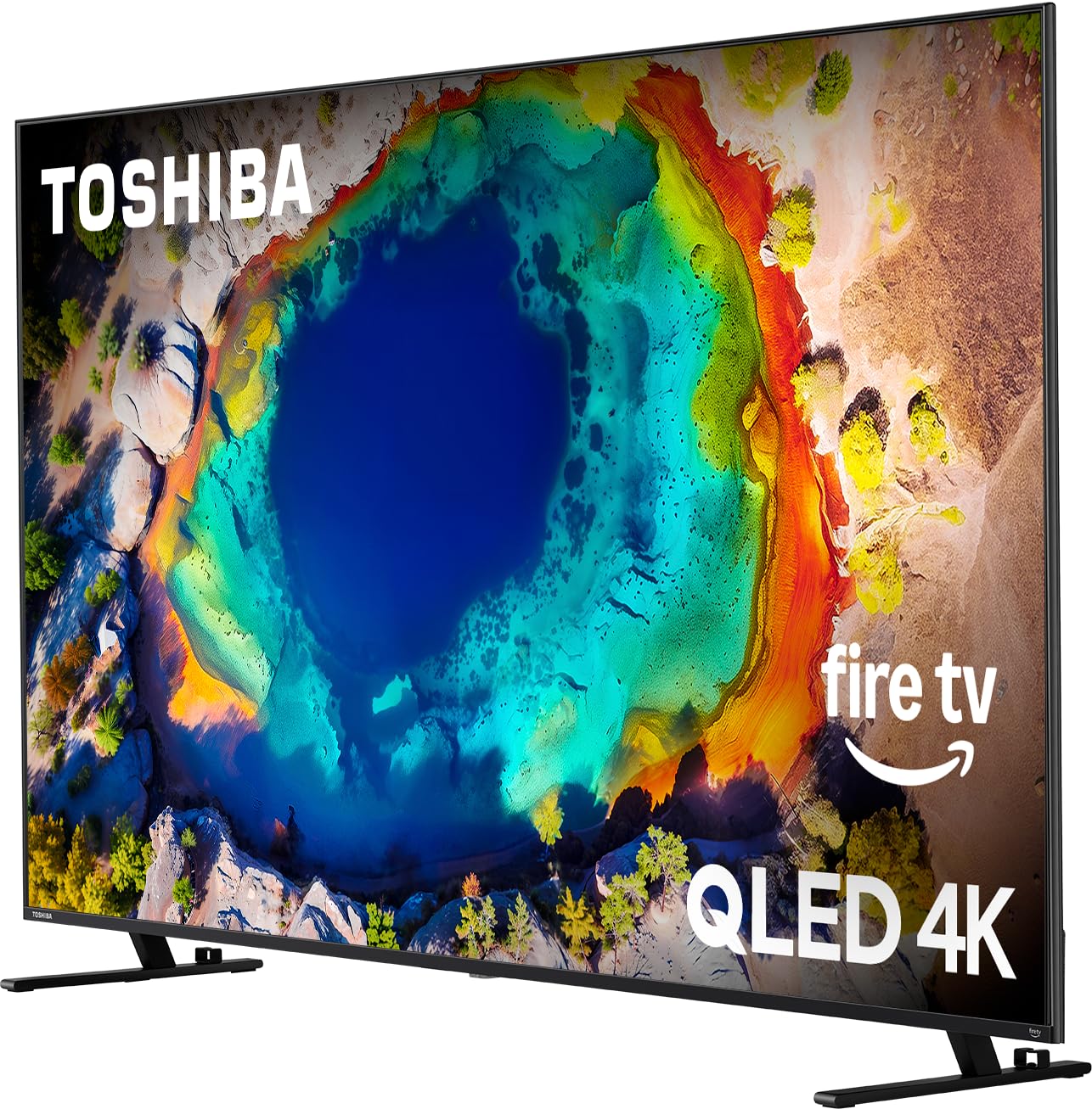 TOSHIBA 55" Class M550 Series QLED 4K UHD Smart Fire TV with Voice Remote with Alexa (55M550NU)