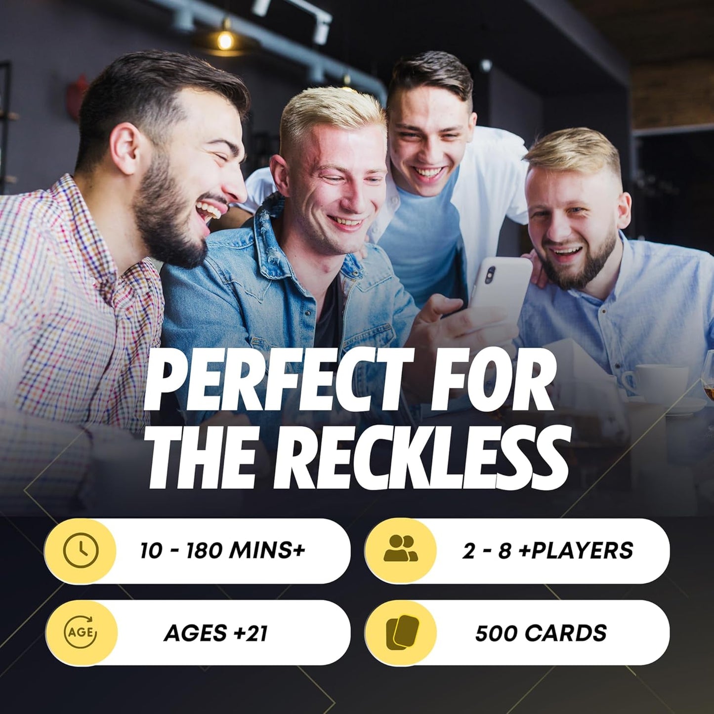 – Party Card Game for Adults 21+ | 500+ Bold Challenges & Icebreakers | Girls Night, College Game, Adult Gatherings