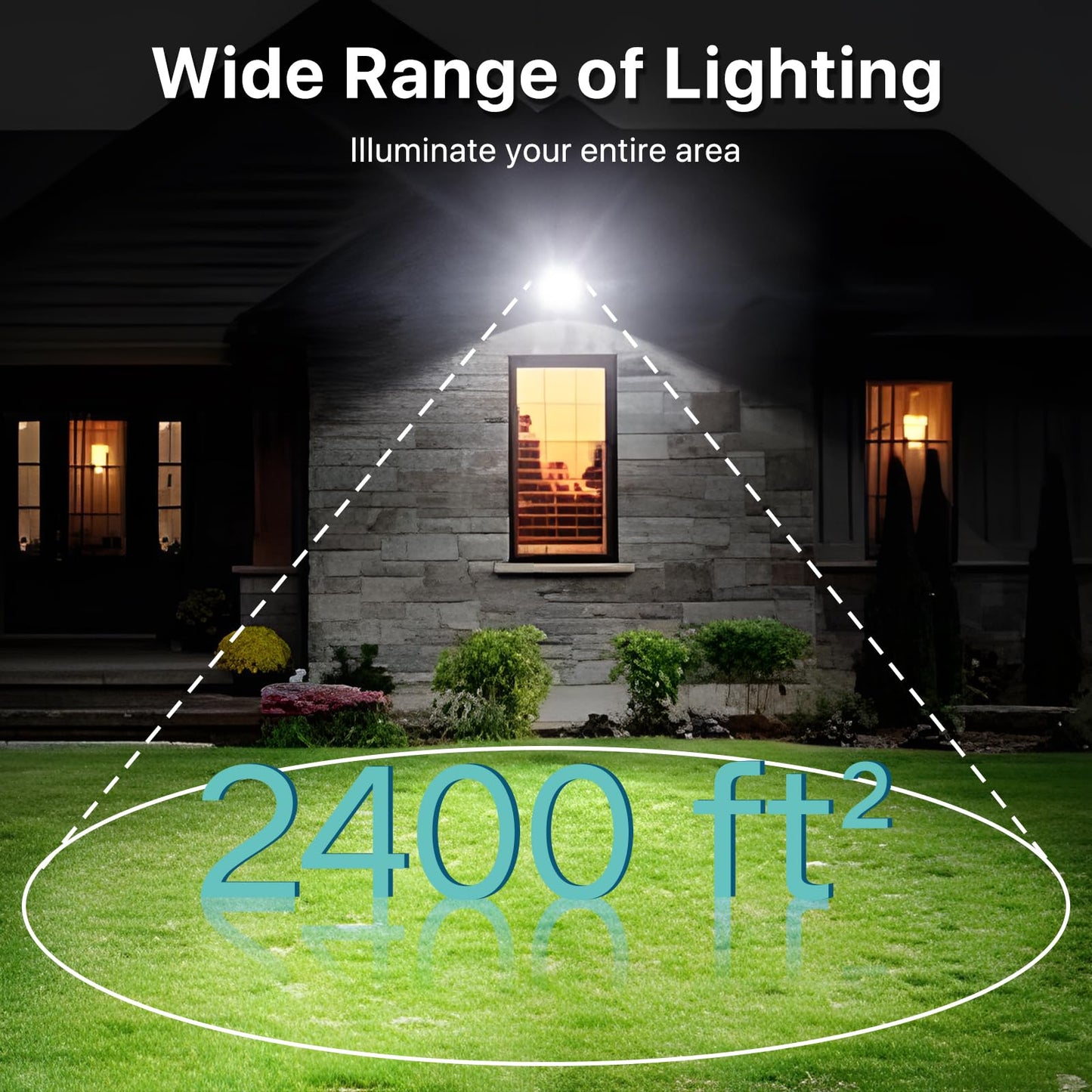 Litezone Led Wall Pack 150W: 22500Lm Outdoor Wall Lights With Dusk To Dawn Photocell - Glass Lens Led Security Flood Lighting For Parking Lot And Warehouse