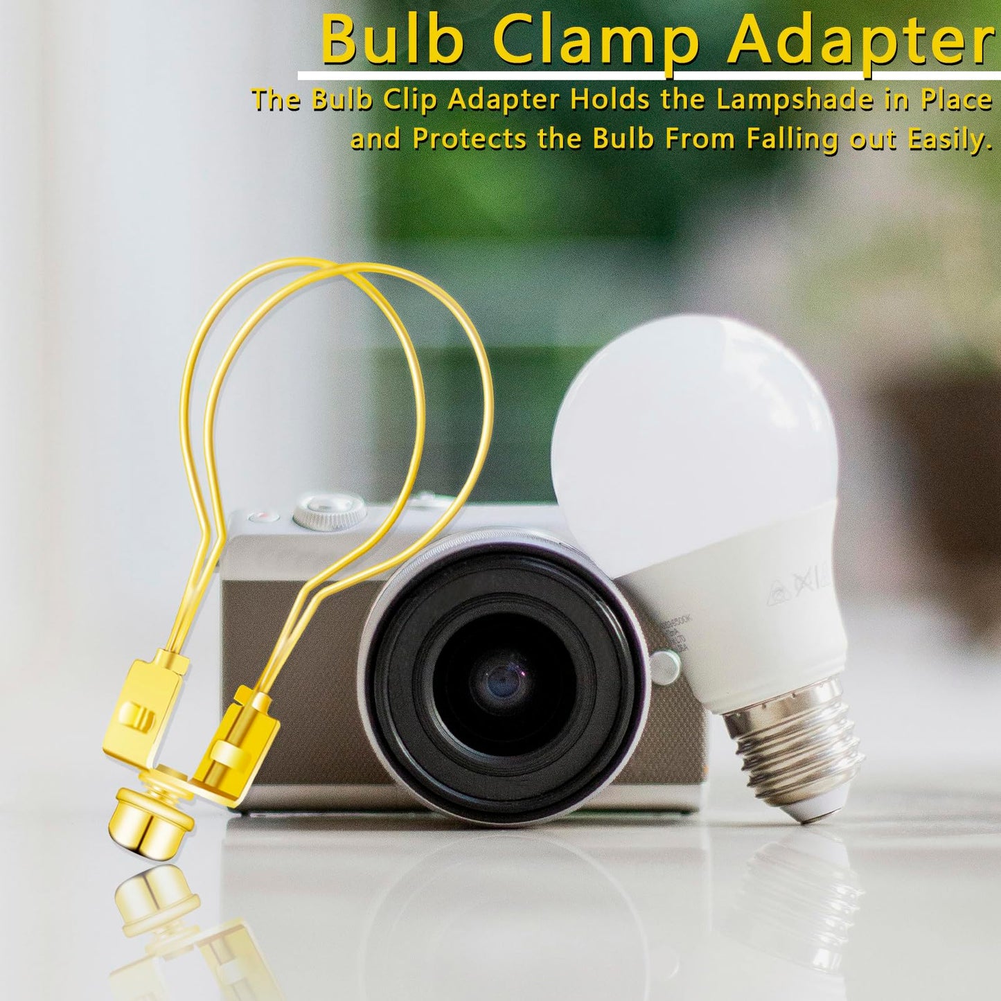 Oxdfk Lamp Shade Adapter Kit - Gold Clip-On With Finial & Levellers, Model Oxdfk