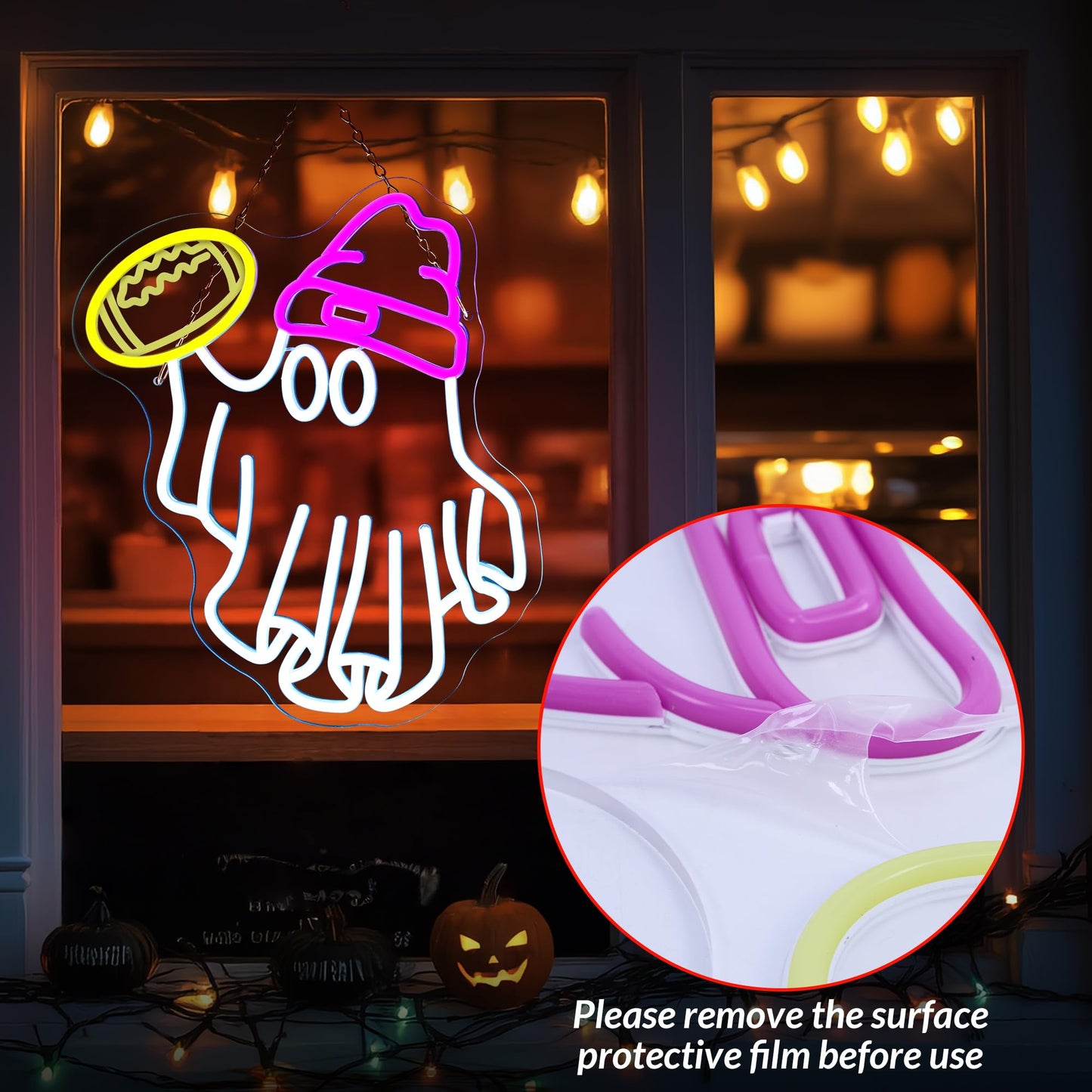 Football Neon Sign For Wall Decor  Football Ghost Shaped Neon Light  Football Led Signs For Man Cave  Teens  Boys  And Girls Bedrooms And Game Rooms. Neon Wall Signs Gift For Football Fans Teens
