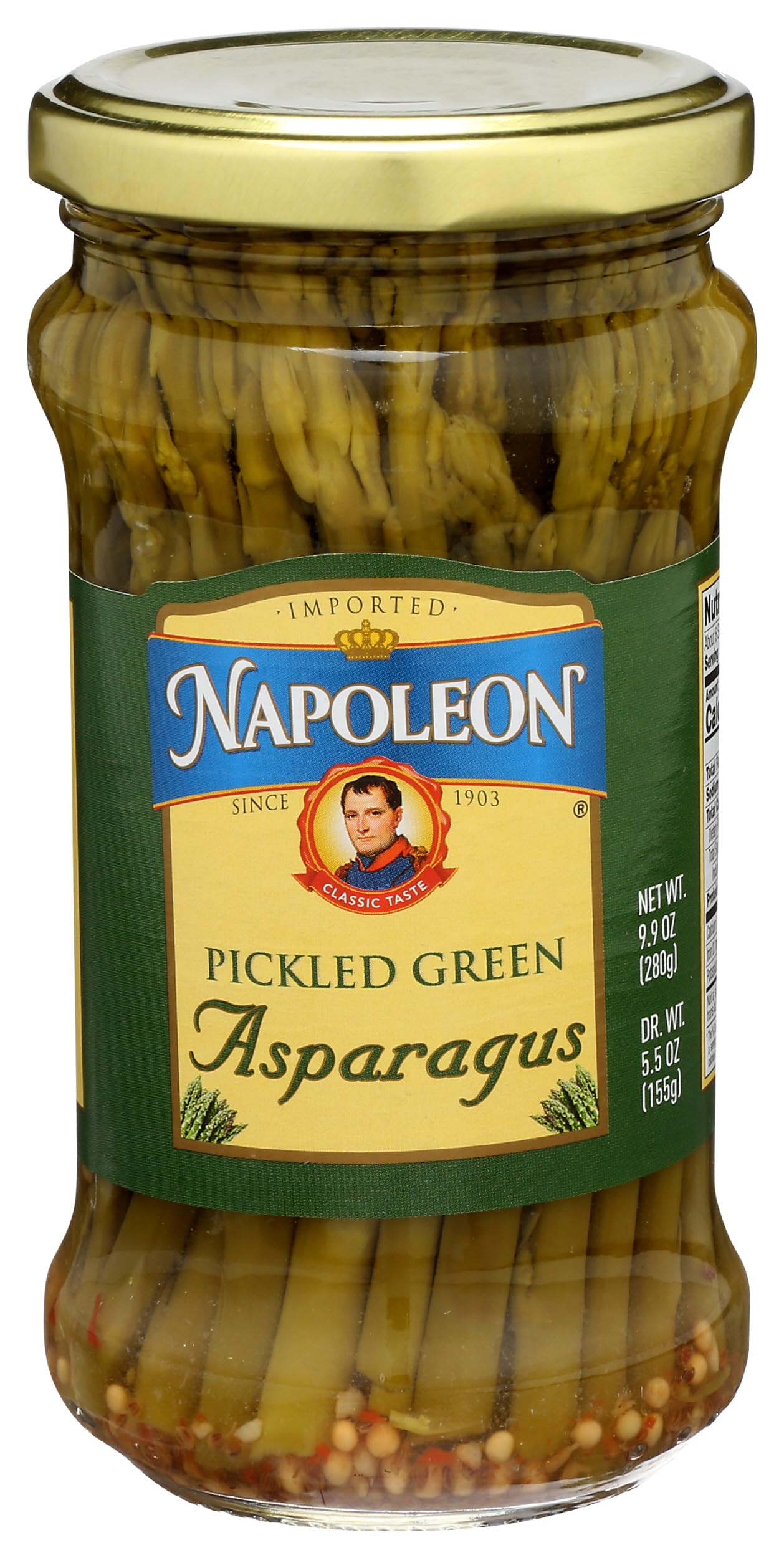 Napoleon Asparagus, Pickled, 9.9-Ounce Jars (Pack of 6)