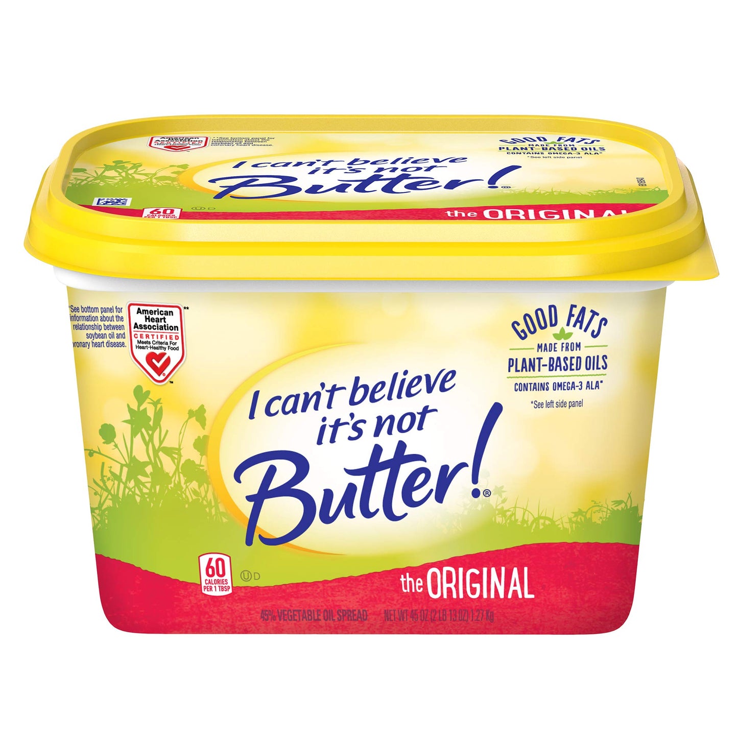 I Cant Believe Its Not Butter, Original Spread, 45 Ounce