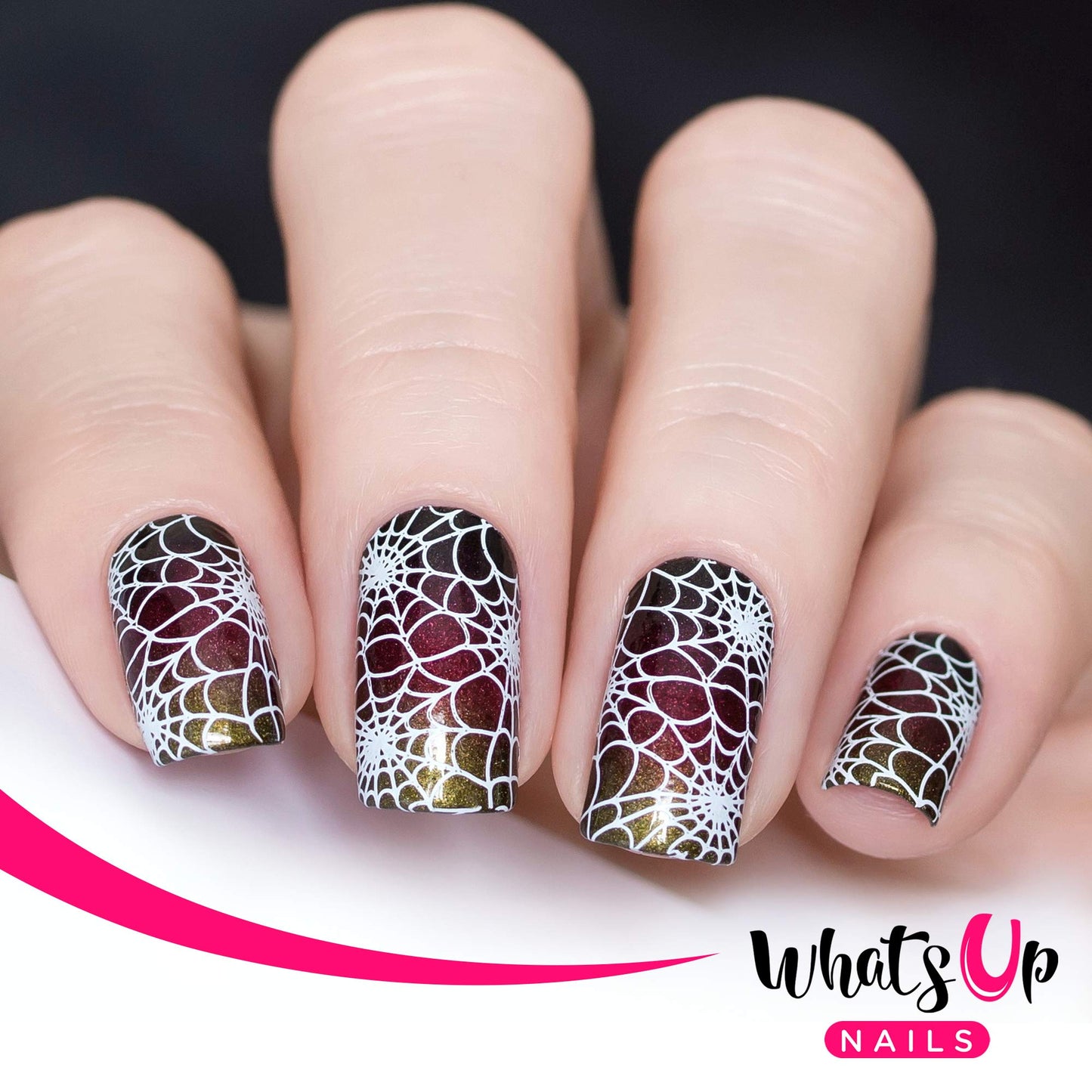 Whats Up Nails - Halloween Stamping Plates 2 pack (B054, B072) for Nail Art Design