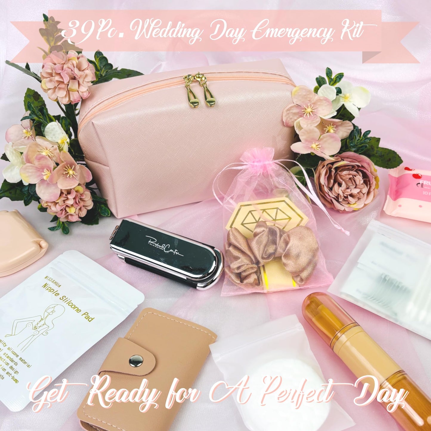 ARK Survivor Women's Wedding Emergency Kit 39 Essential Items for Brides Team Bride All in One Travel Kit Personal Care Women's