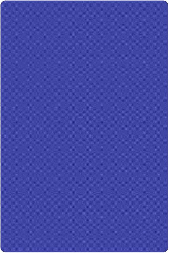 TrueCraftware- 24" X 18" X 1/2” Cutting Board for Kitchen Blue Color Plastic- Plastic Commercial Chopping Board Anti Slip Surface Chopping Food Cutting Mat for Meat Vegetables Dishwasher Safe